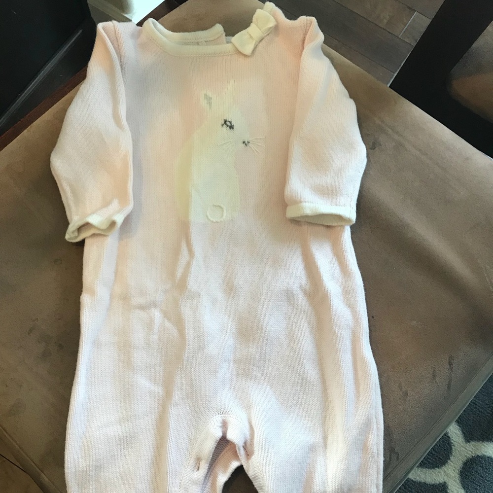 Janie and Jack knit romper sz 3-6 months EUC - Picture 2 of 2